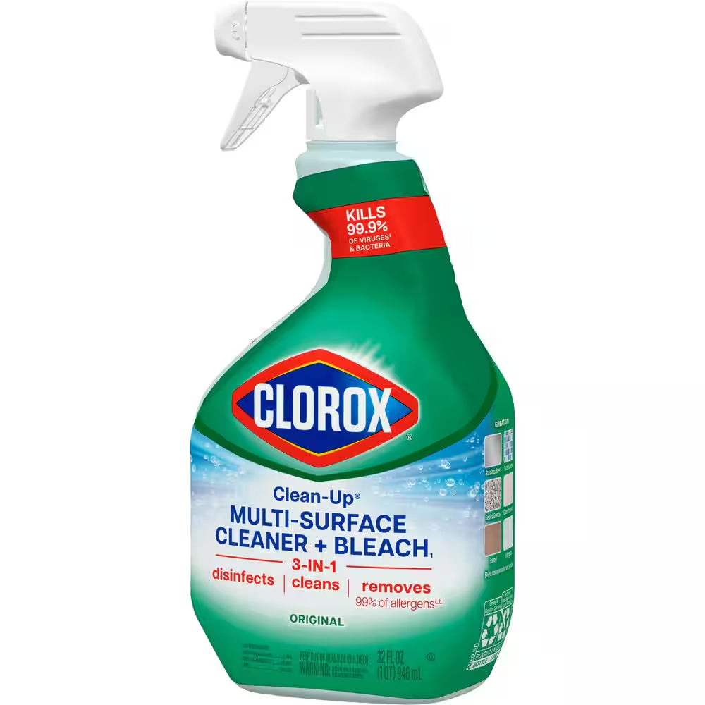 Clean-Up 32 Oz. Original Scent All-Purpose Cleaner with Bleach Spray (9-Pack)
