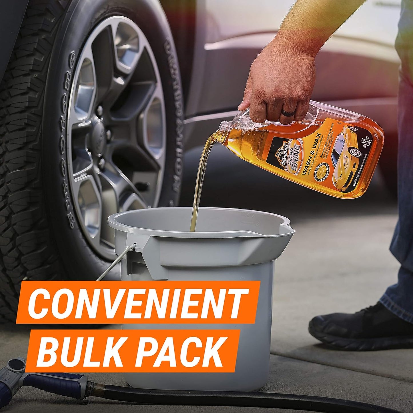 Ultra Shine Car Wash and Wax, Cleaning for Cars, Truck, Motorcycle, 64 Fl Oz, 4 Pack, 10346