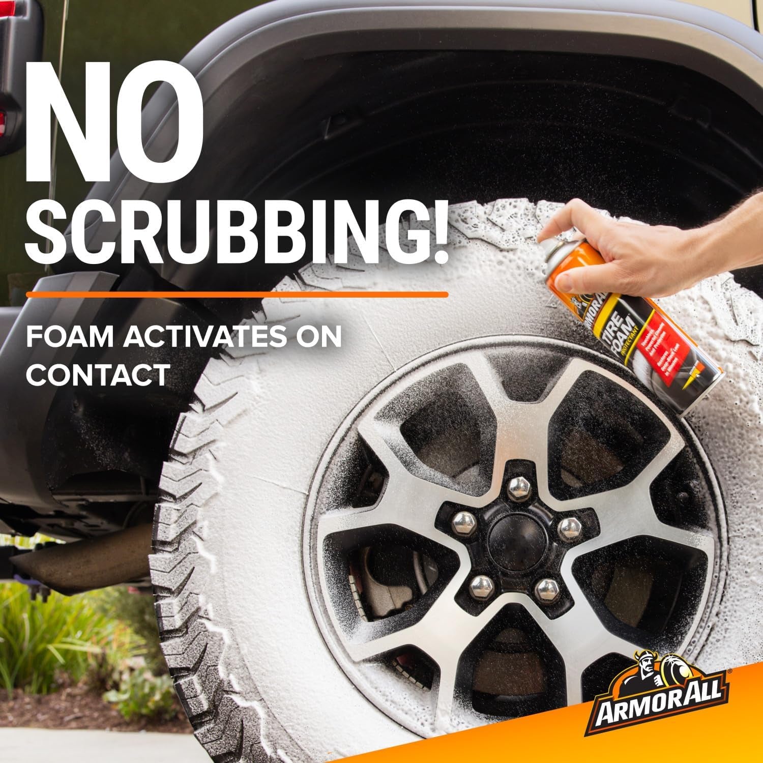 Tire Foam, Tire Cleaner Spray for Cars, Trucks, Motorcycles, 20 Oz Each, 1.25 Pound (Pack of 1)