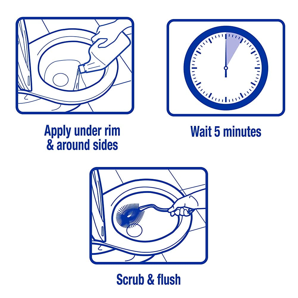 Acidic Toilet Bowl Cleaner - 1 Gallon (Case of 4) R43710 - Removes Hard Water Stains