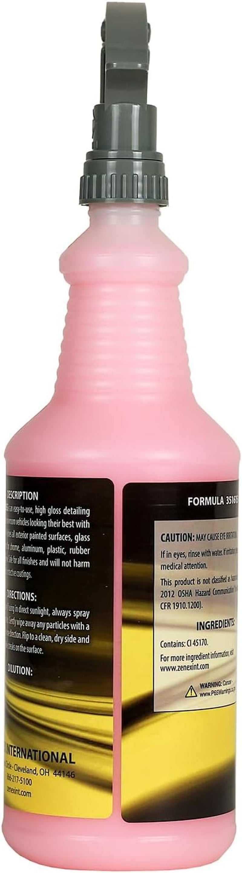 Body Gloss Liquid Spray Wax - High Gloss Professional-Grade Detail Spray Wax | Cleans & Protects Painted Surfaces, Glass, Chrome, & More | Water-Repellant Protection | 32 Oz (2 Pack)