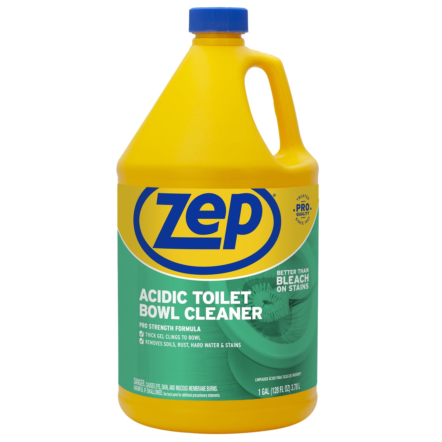 Acidic Toilet Bowl Cleaner - 1 Gallon (Case of 4) R43710 - Removes Hard Water Stains