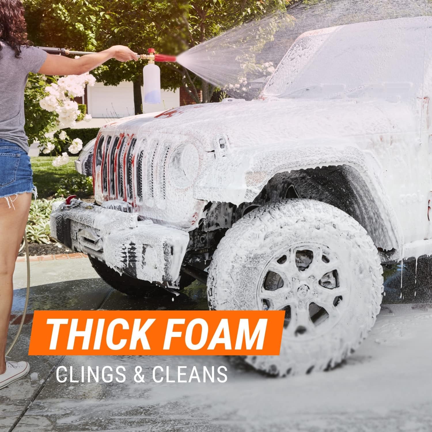 Snow Foam Wash by , Foaming Car Wash Soap Concentrate for Cars, Trucks and Motorcycles, 50 Fl Oz